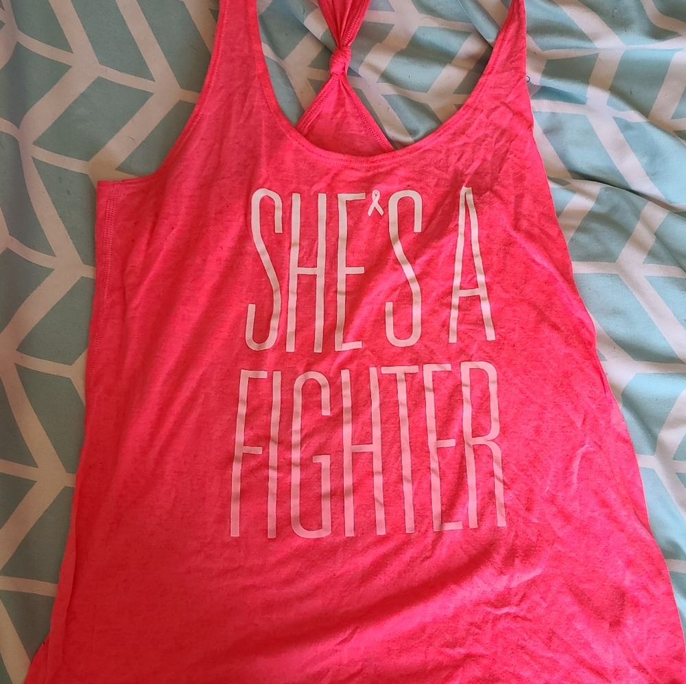 Under Armour Pink Breast Cancer Tank Size M